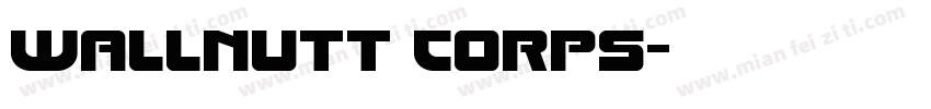 Wallnutt Corps字体转换
